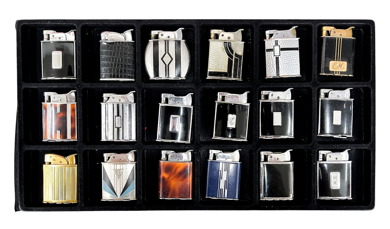 18pc Vintage Evans Lighters (1 of 1)