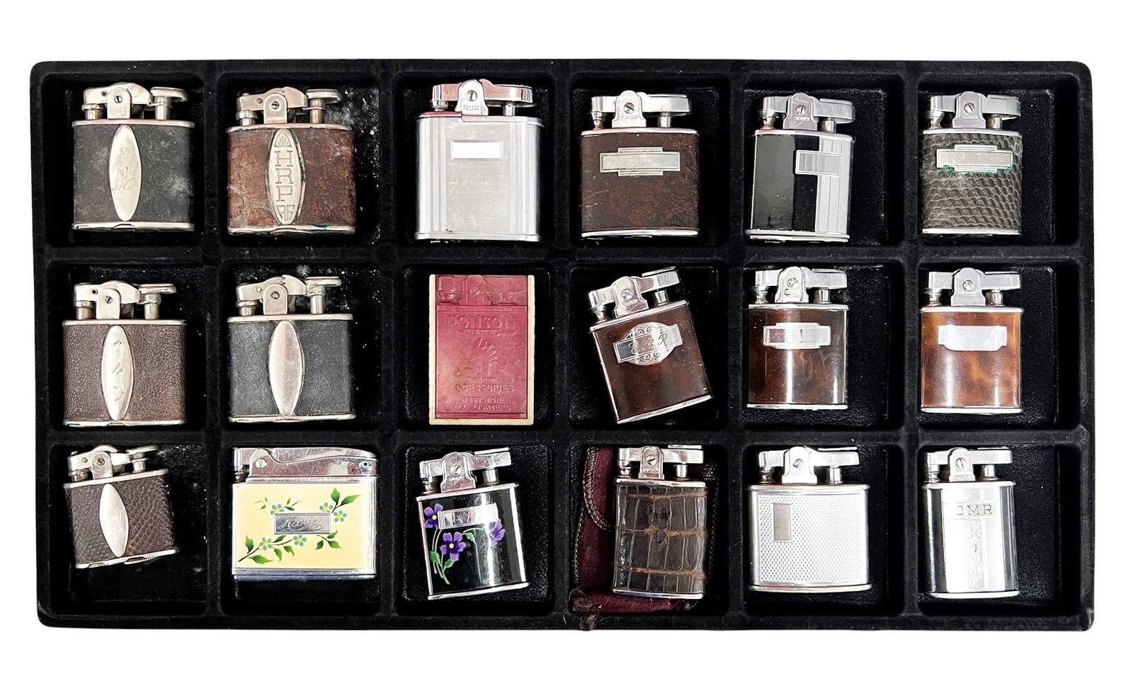 18pc Vintage Ronson Lighters etc. (1 of 2)