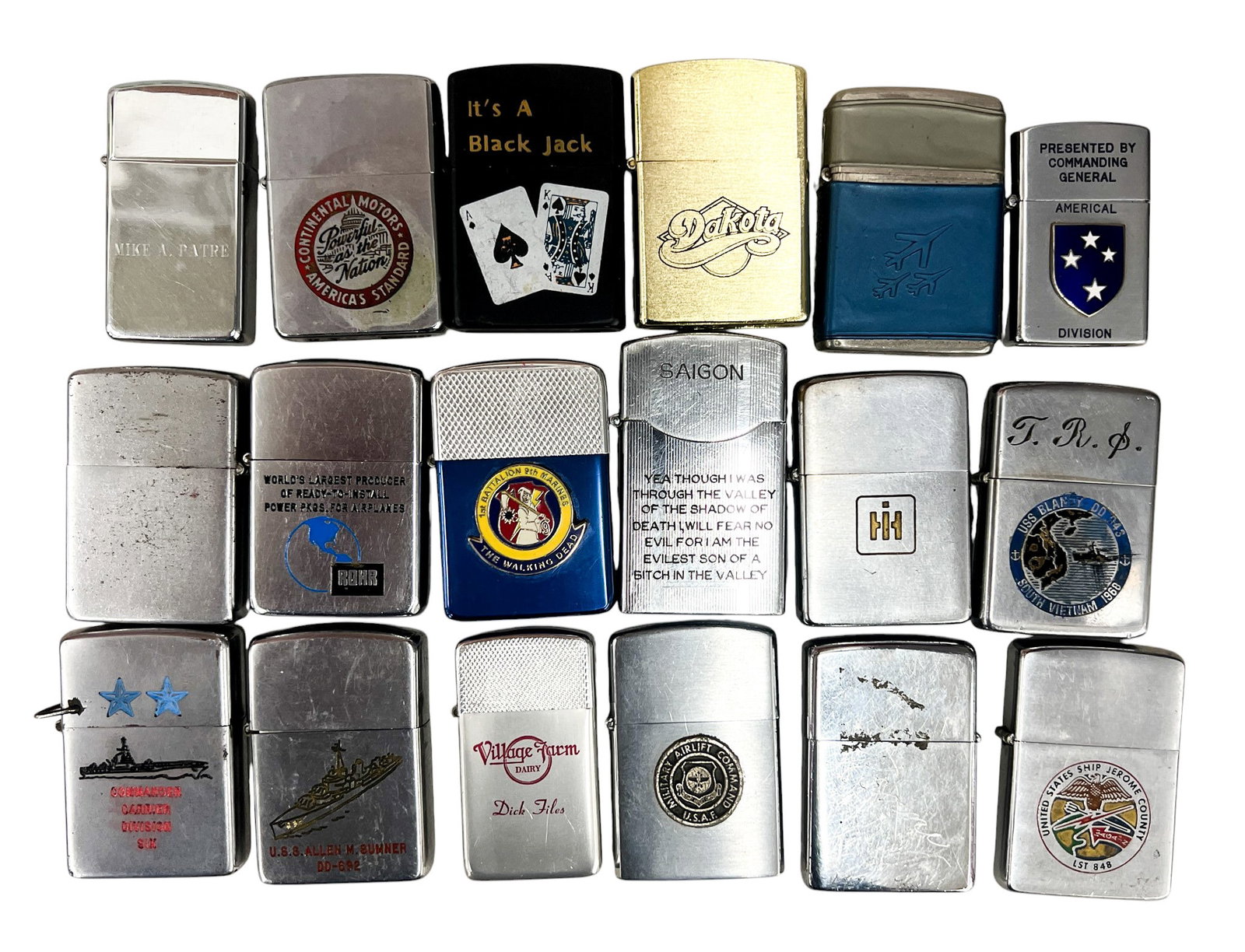 18pc Vintage Lighters (1 of 1)