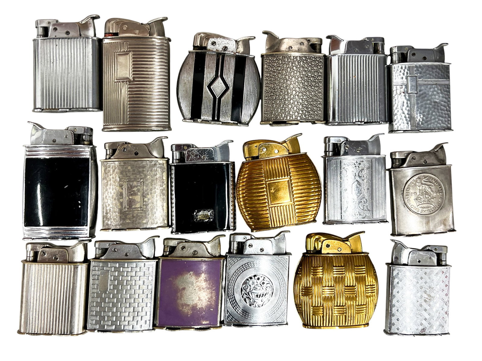 18pc Vintage Evans Lighters (1 of 1)