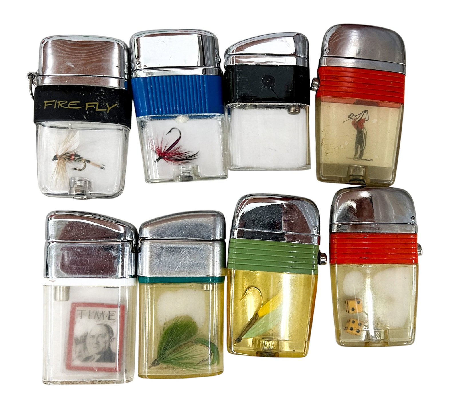 8pc Vintage Vu-Lighters (1 of 1)