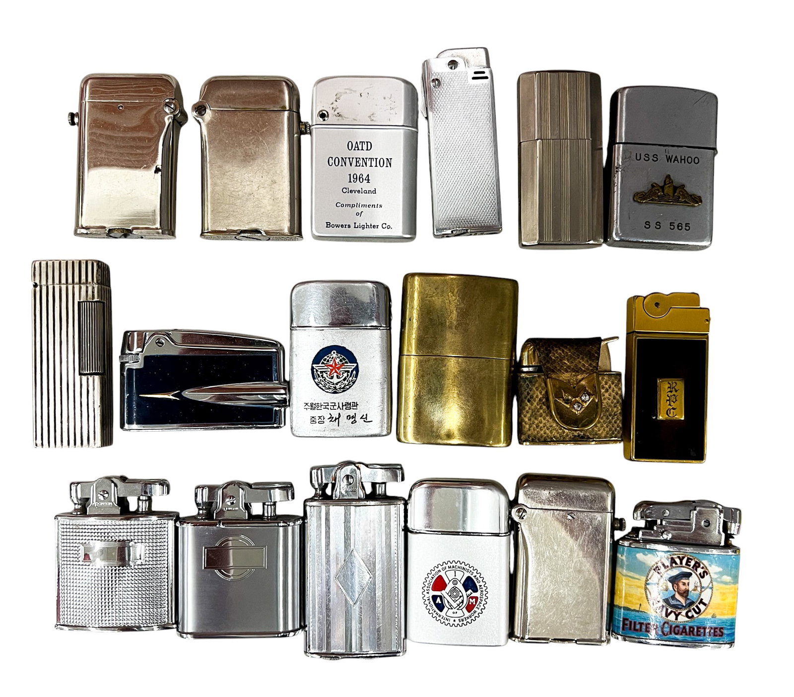 18pc Vintage Lighters (1 of 1)