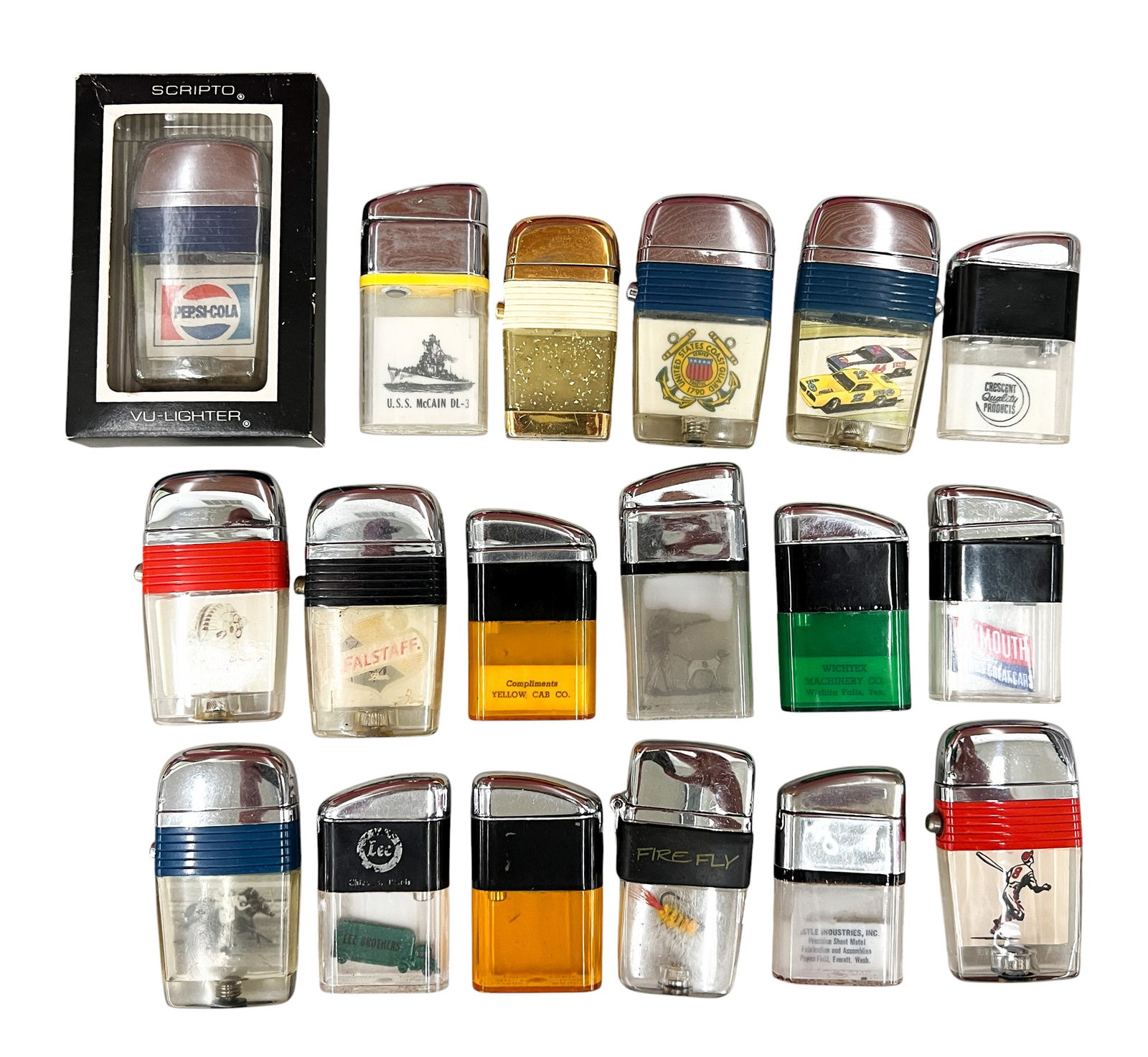 18pc Vintage Vu-Lighters (1 of 1)