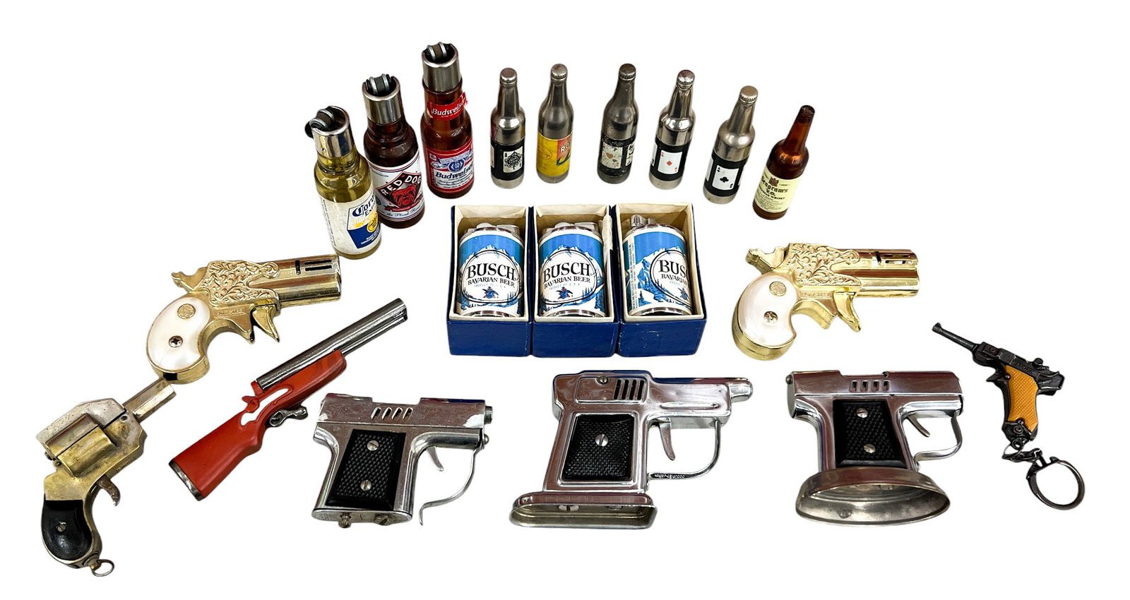 20pc Novelty Beer & Guns Lighters (1 of 1)
