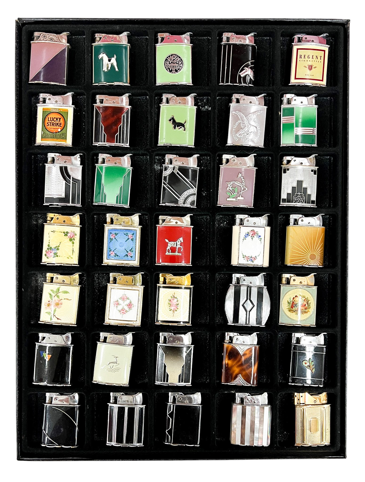 35pc Vintage Evans Lighters (1 of 1)