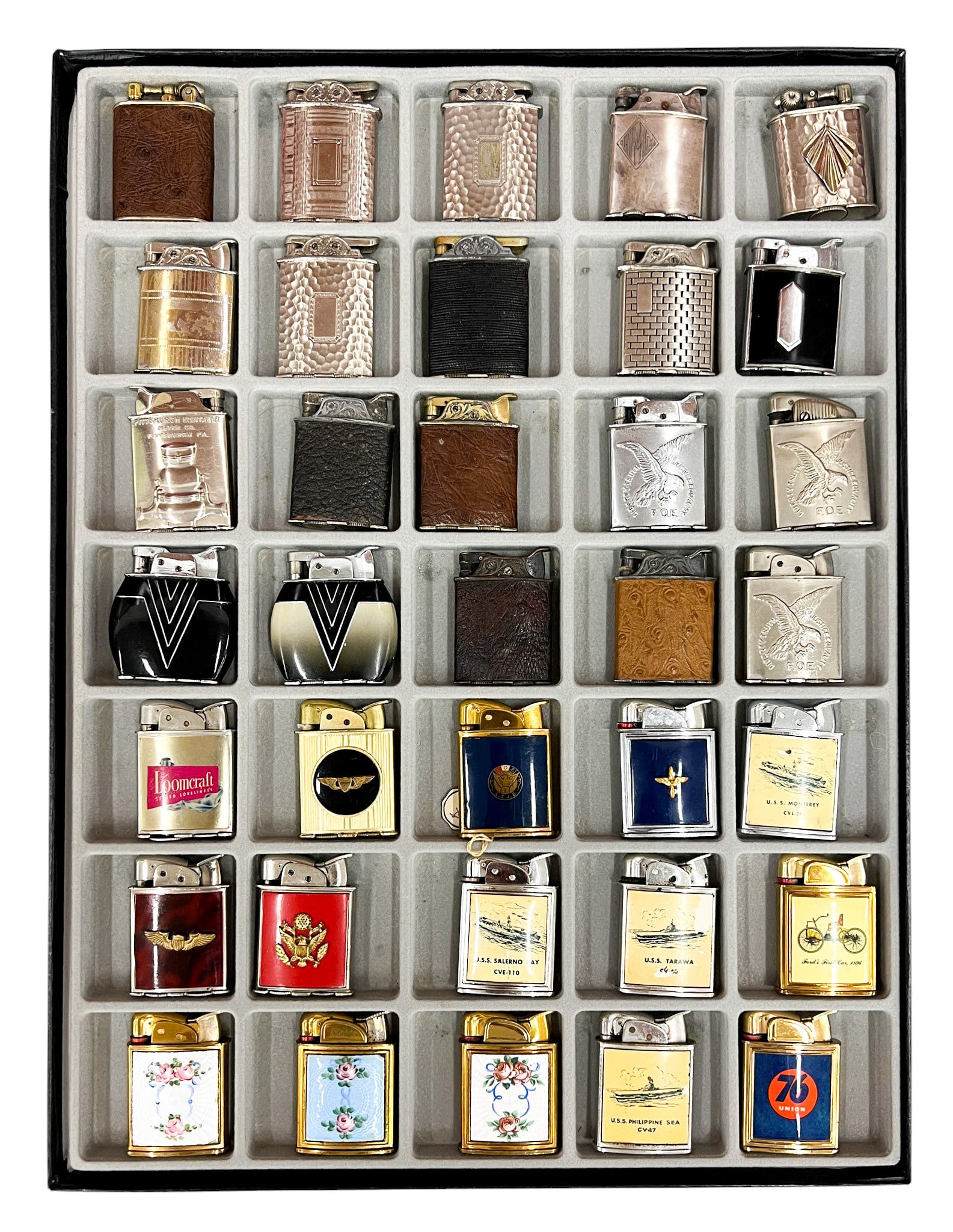 35pc Vintage Evans Lighters (1 of 1)