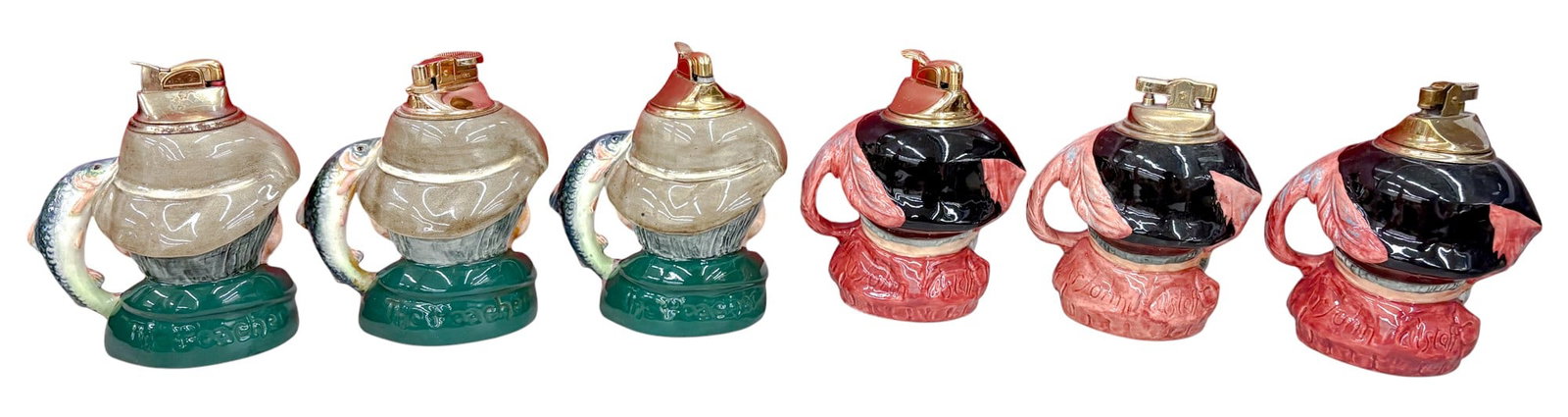 6pc Vintage Royal Doulton Table Lighters - 2