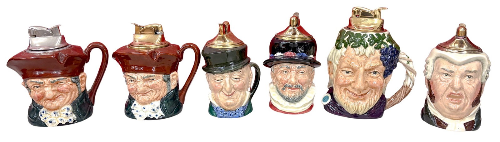 6pc Vintage Royal Doulton Table Lighters (1 of 2)