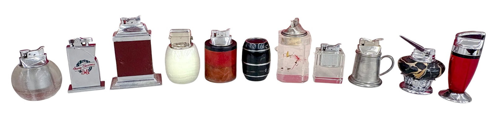 11pc Vintage Assorted Tabletop Lighters (1 of 5)