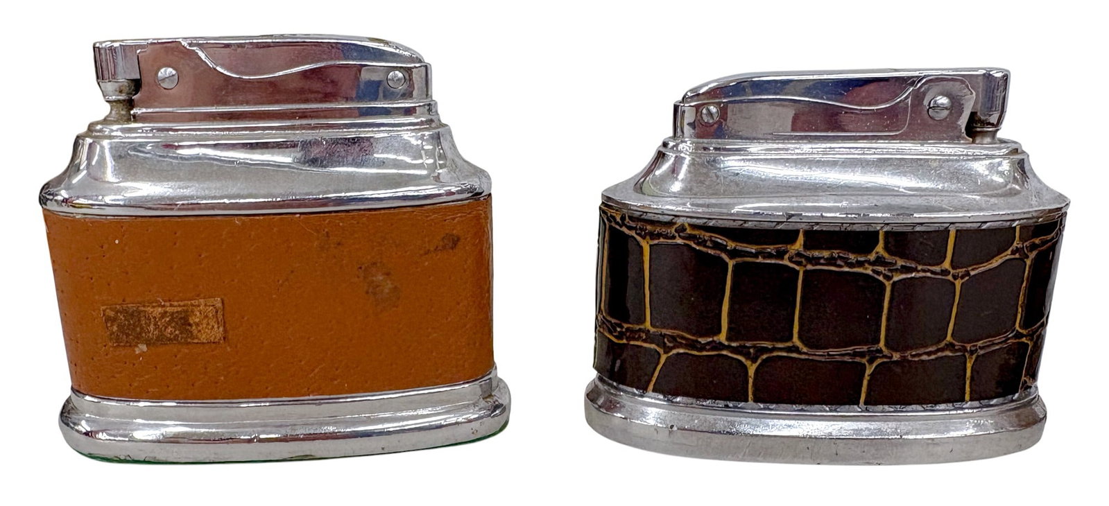 10pc Vintage Metal Tabletop Lighters - 2
