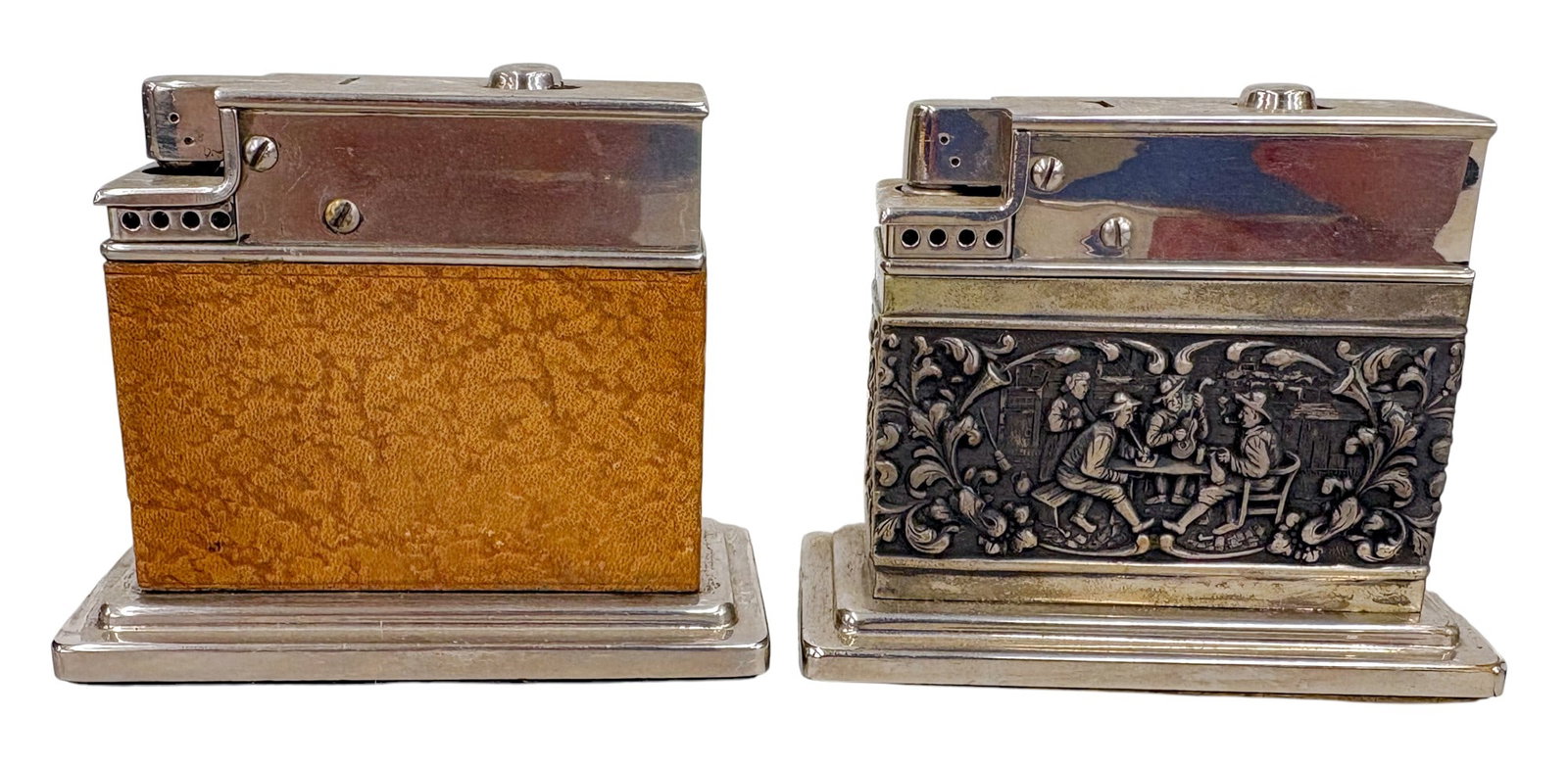 10pc Vintage Metal Tabletop Lighters - 3