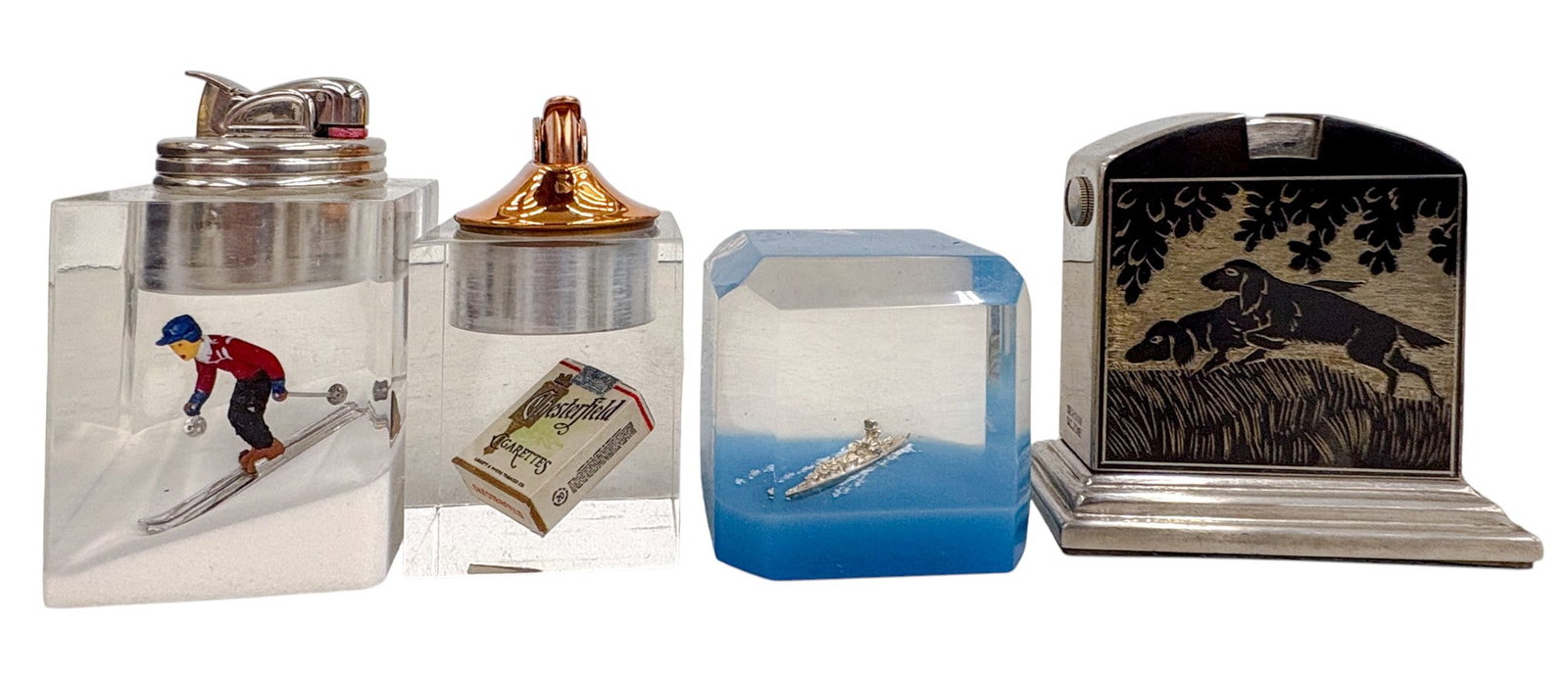 14pc Vintage Assorted Tabletop Lighters etc. - 3