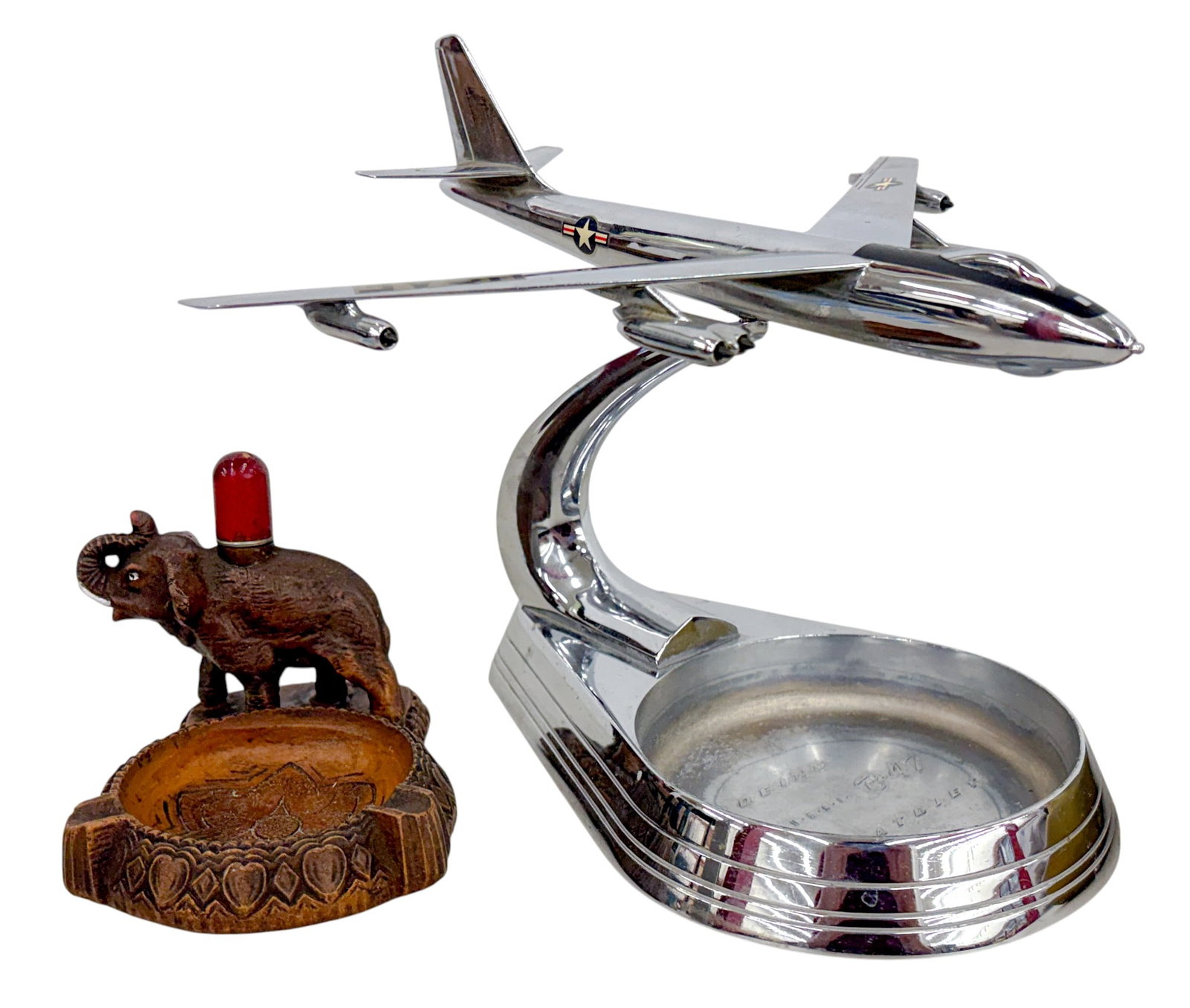 5pc Vintage Lighter & Ash Tray Combos etc. - 2