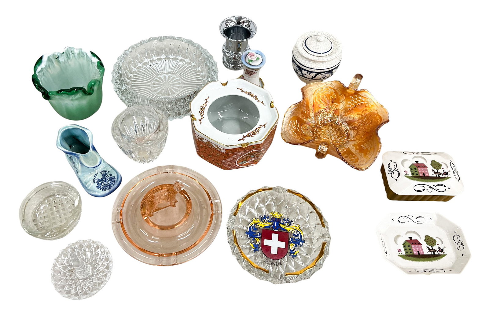 15pc Vintage Ash Trays (1 of 1)