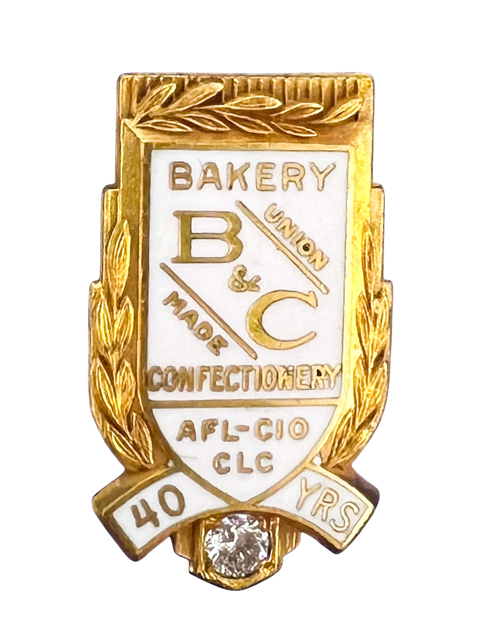 Diamond & Gold Filled Pin: Diamond & Gold Filled Pin
