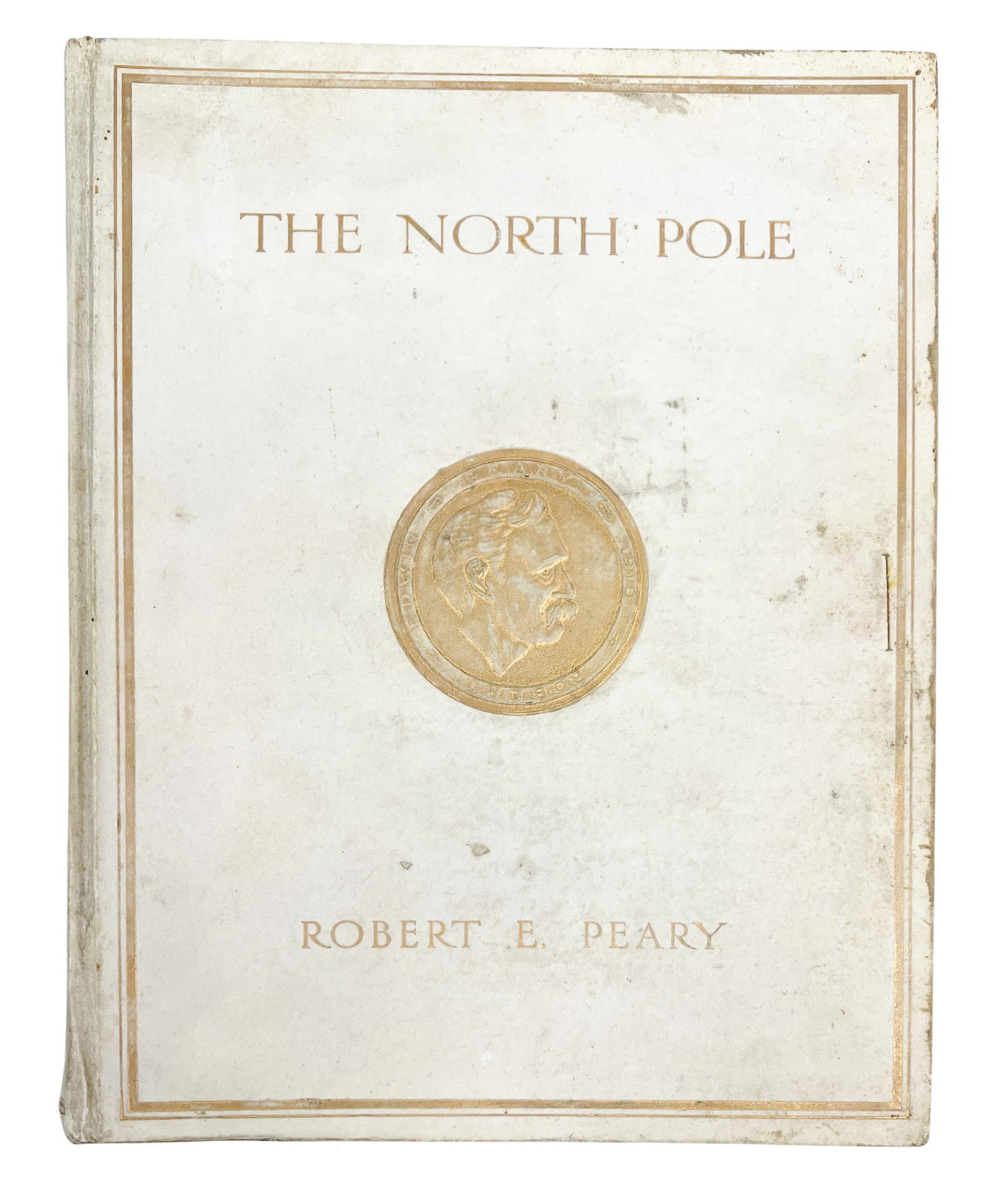 1910 "The North Pole" by Robert E. Peary - First Edition #1 of 500: 1910 "The North Pole" by Robert E. Peary - First Edition #1 of 500 11"x9". Signed by the author & photographer. Some staining, minor foxing along outer edges.