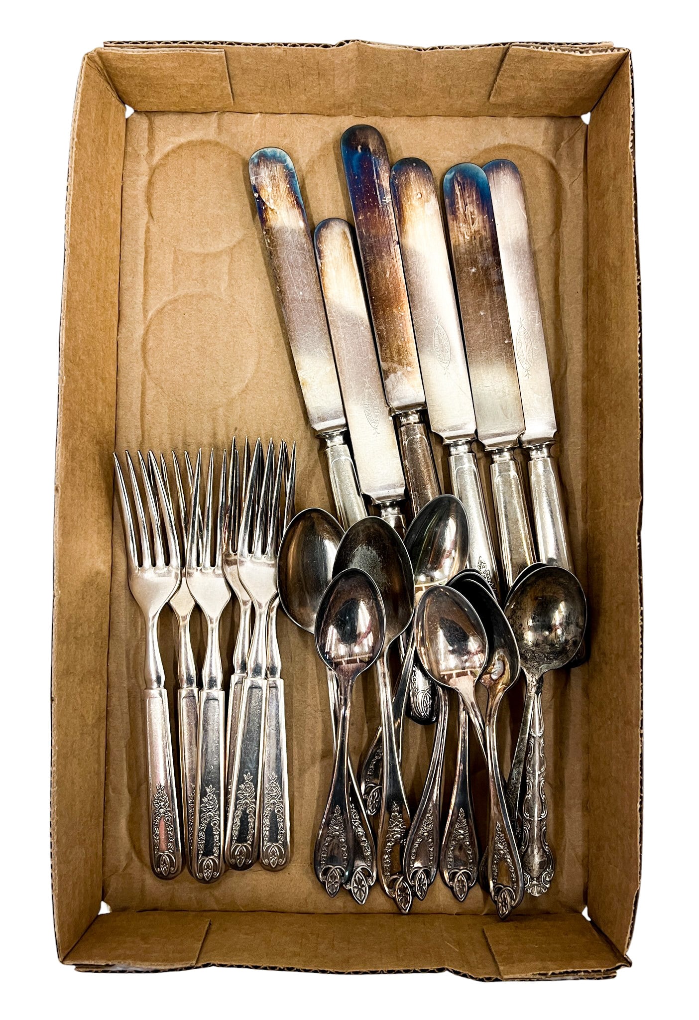 Box Silver Plated Flatware (1 of 1)