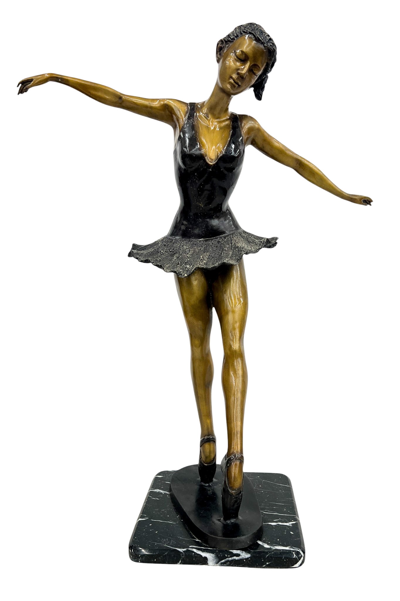 Vintage Ballerina Metal Sculpture: Vintage Ballerina Metal Sculpture 24". Overall excellent condition.