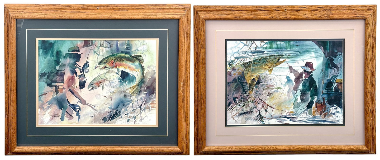 2pc David W. Jackson Lithographs (1 of 3)
