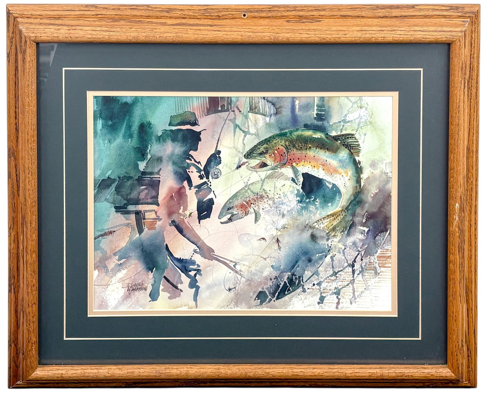 2pc David W. Jackson Lithographs - 2