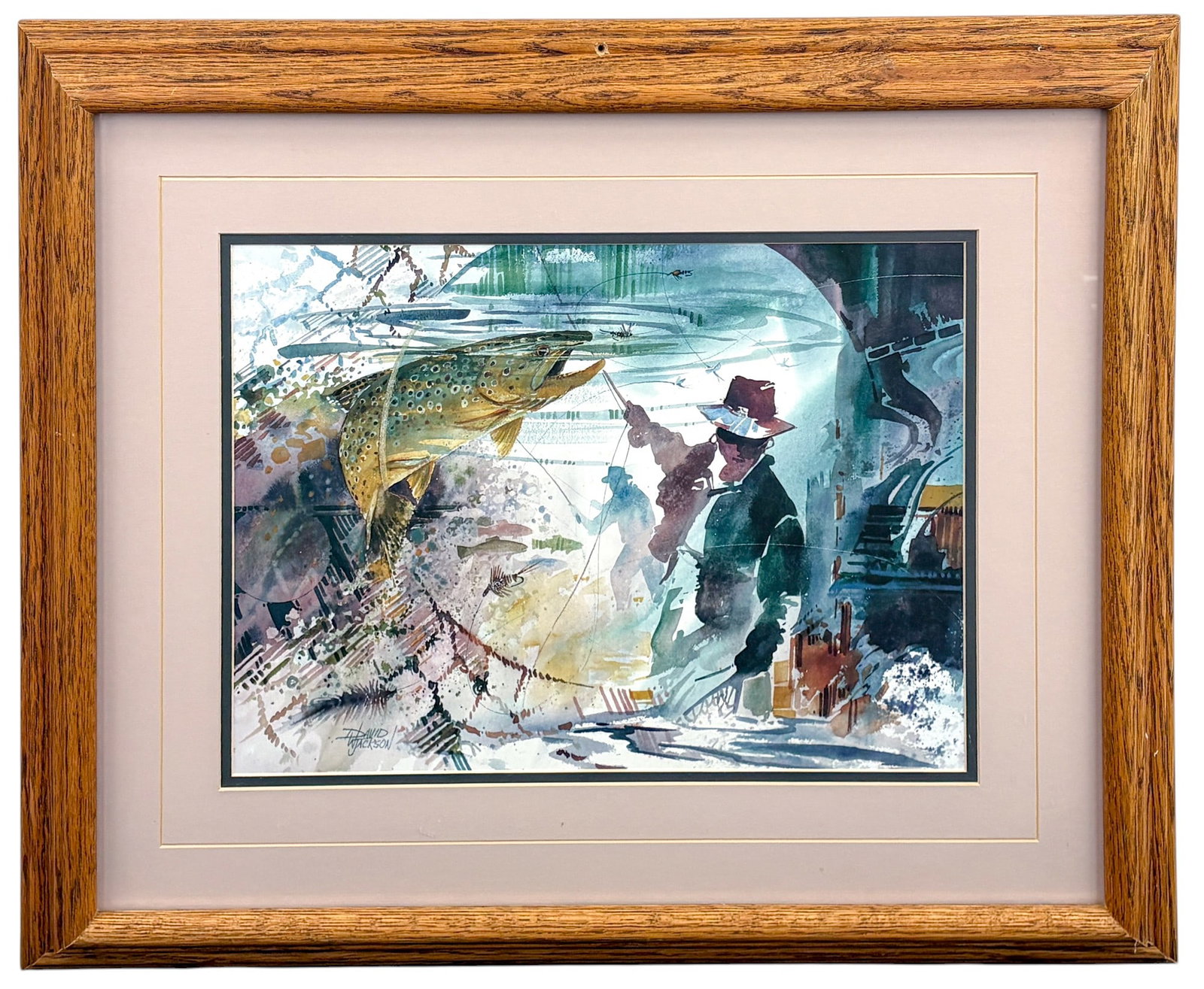 2pc David W. Jackson Lithographs - 3