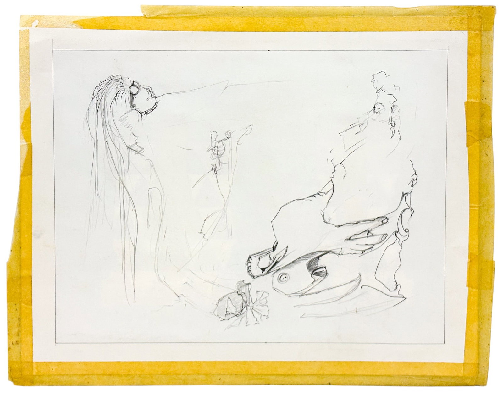 T. Ellwood "It Does Not Further One..." 1976 Ink and Acrylic on Paper - 3