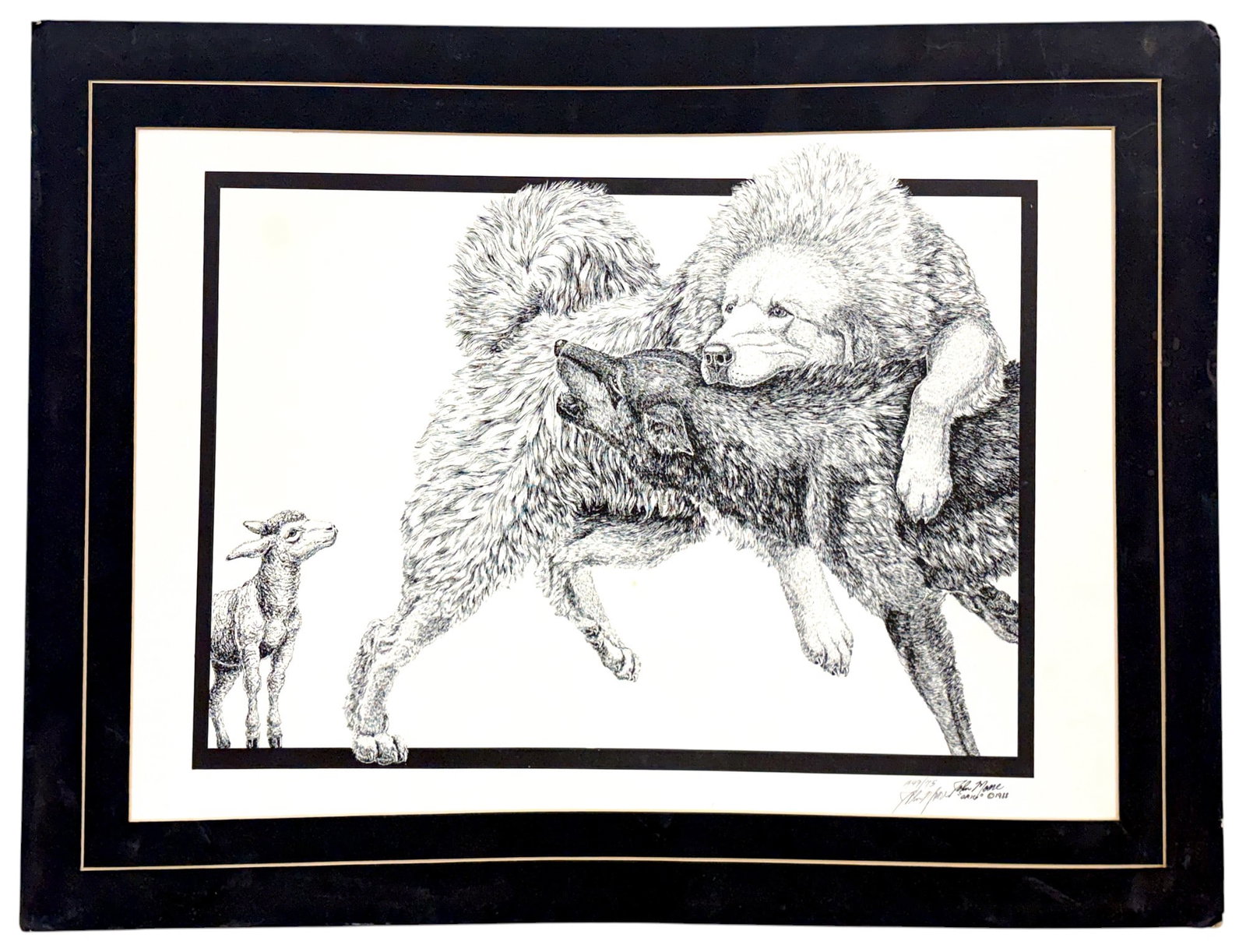 John Moore "The Save" 1988 Lithograph - 2