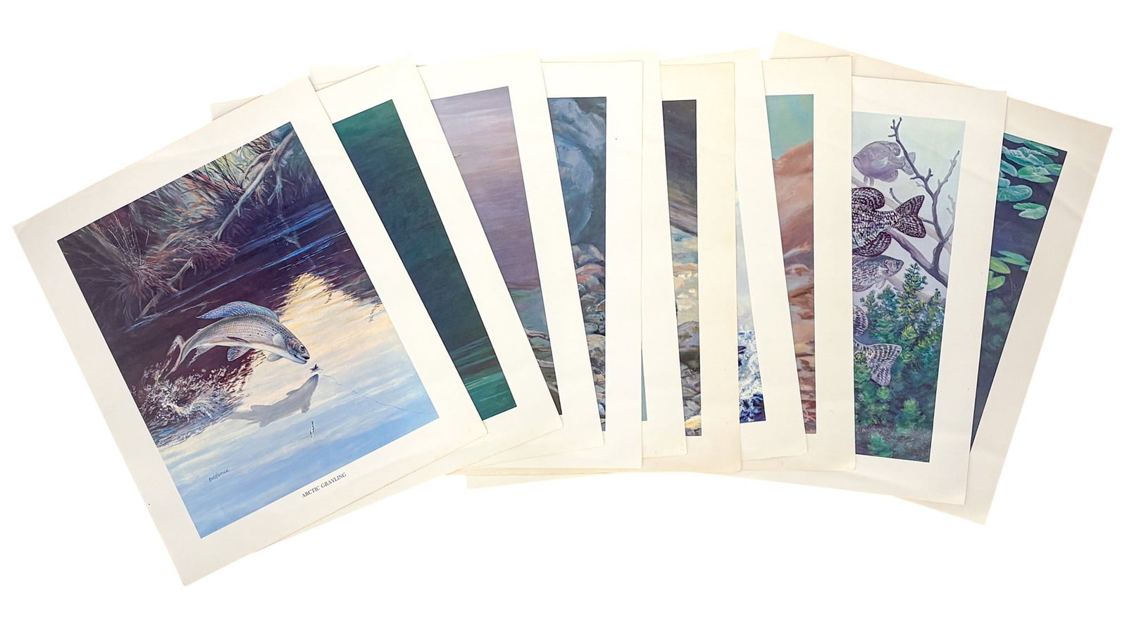 10pc Bob Hines Lithographs: 10pc Bob Hines (1912-1994 Ohio) Lithographs. 17"x14" each loose. Condition varies.