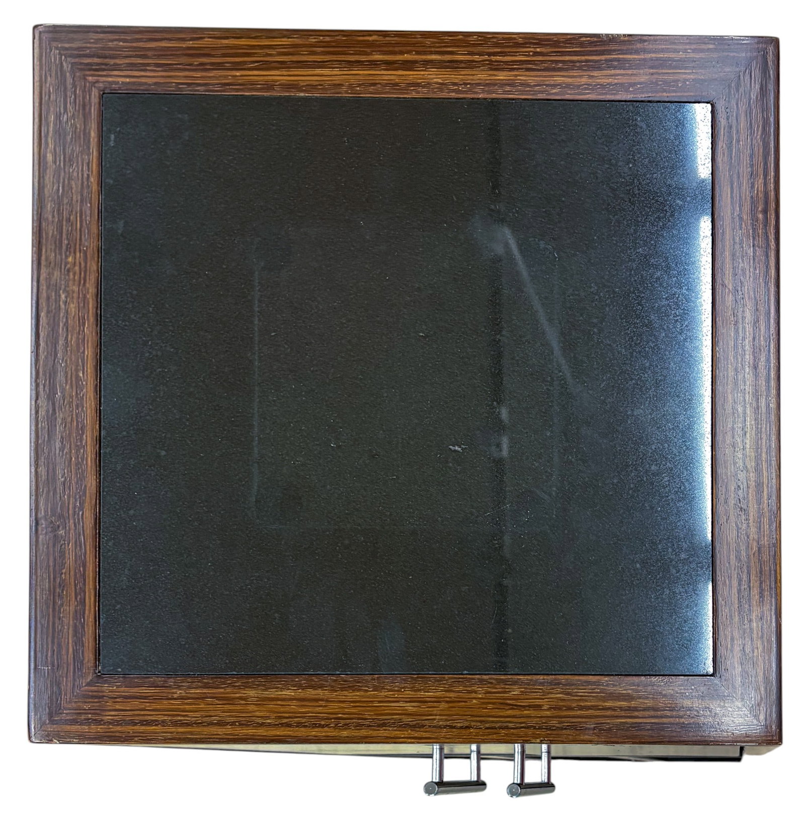 Wood Veneer Wine Cabinet with Marble Top - 3