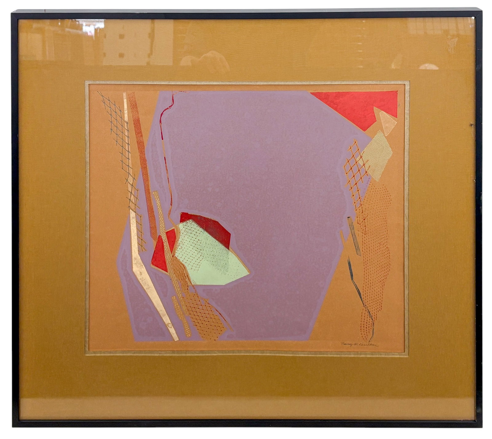 Maury Haseltine "Sky Shapes" Oil Pastel on Paper - 2