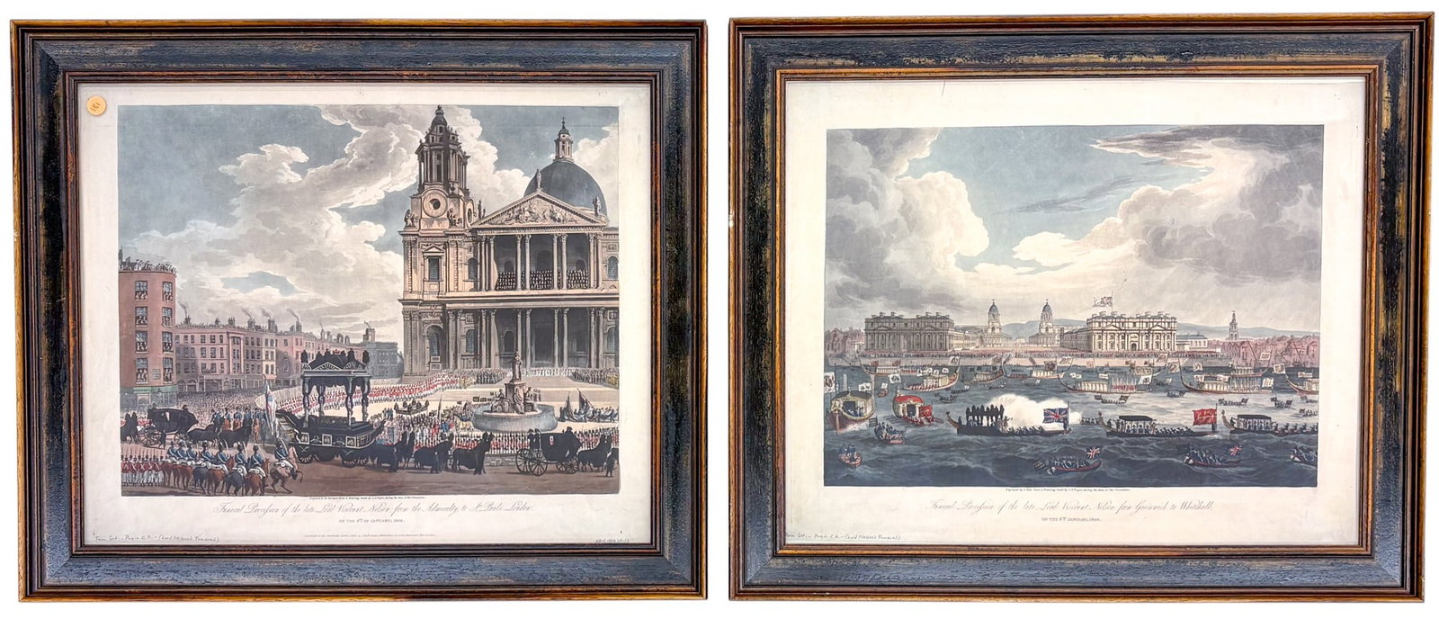 11pc Admrial Nelson Etchings, Lithographs etc. - 3