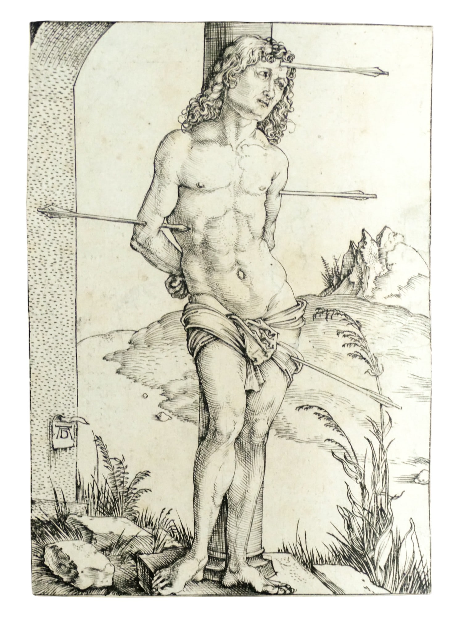 2pc Rembrandt van Rijn + Albrecht Durer Etchings - 3