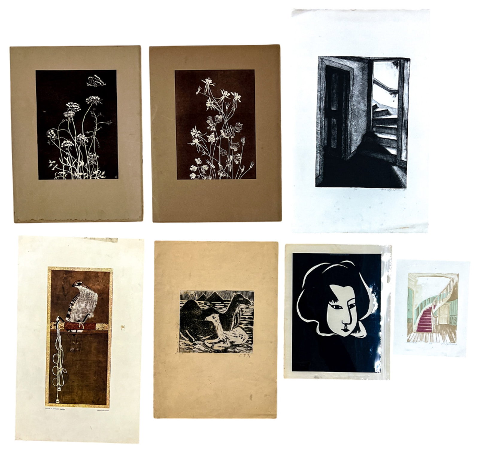 7pc Monotypes etc. (1 of 1)