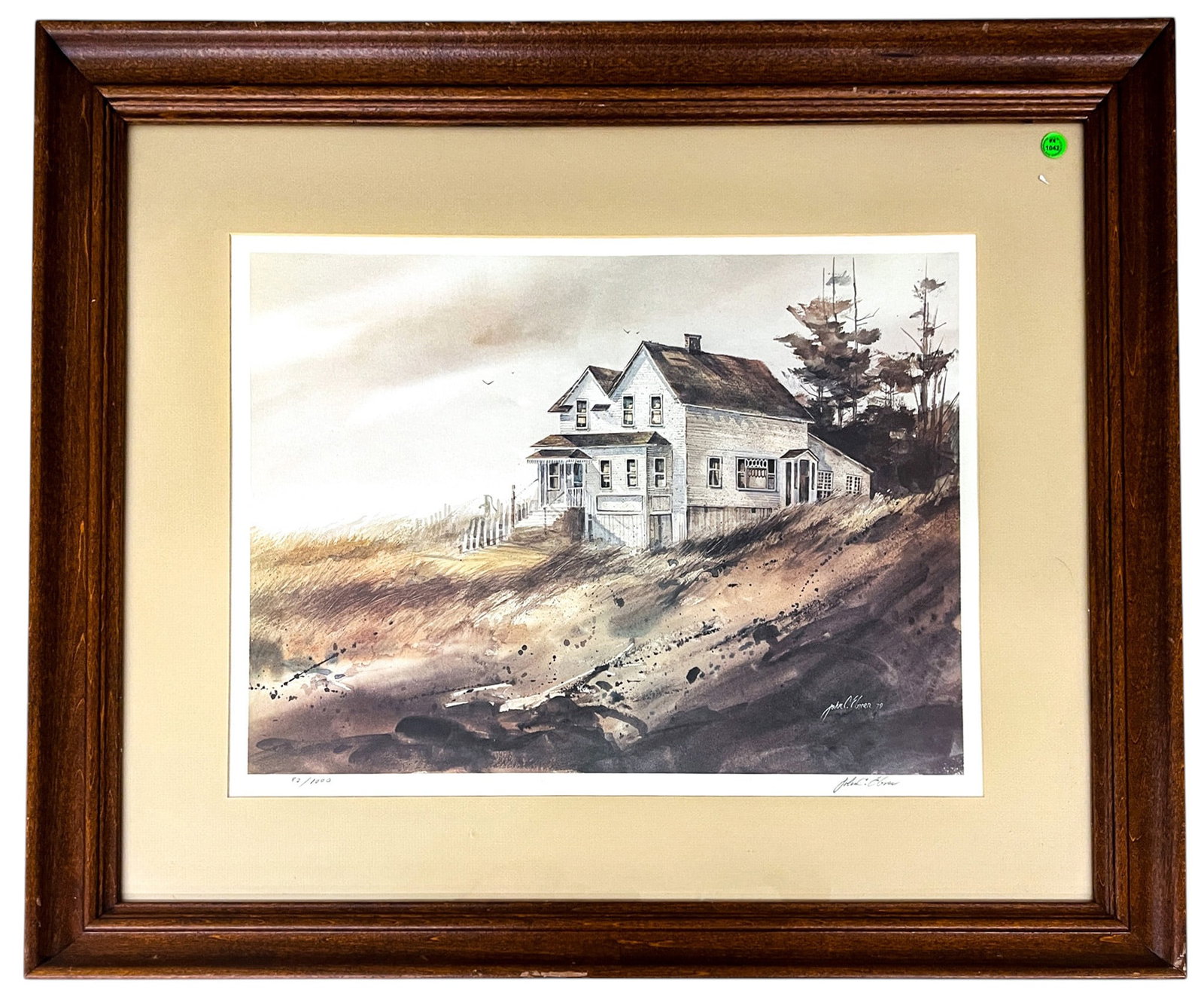 John Ebner "The French House" 1979 Lithograph - 2
