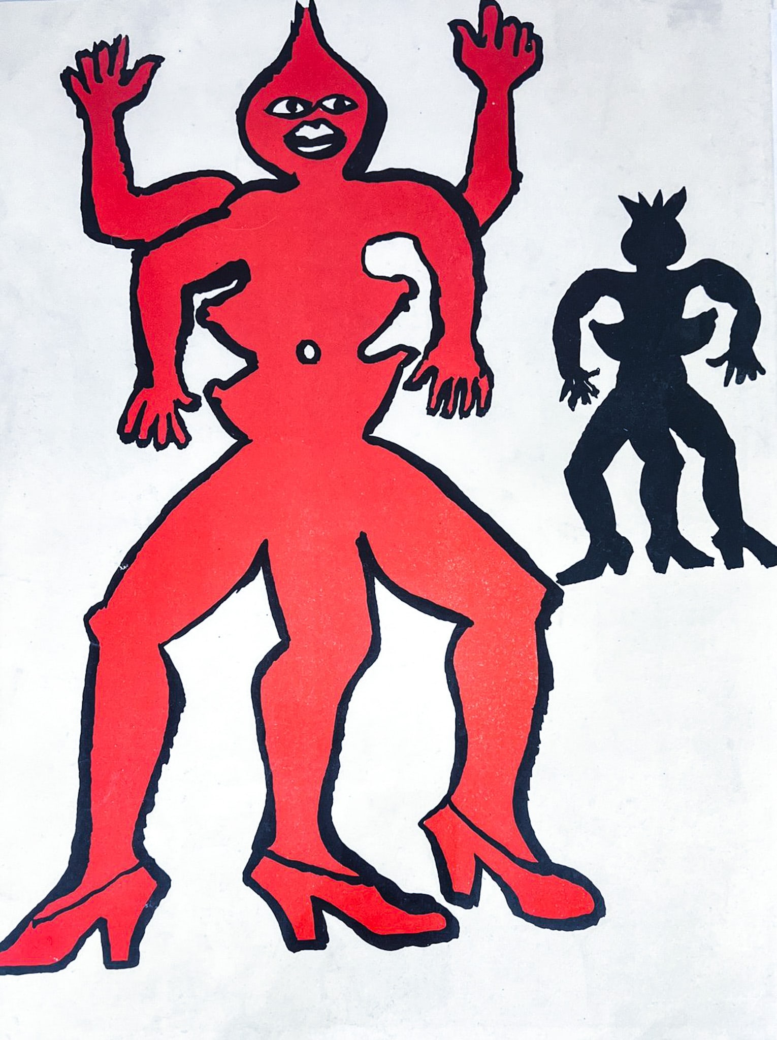 Alexander Calder "Derriere le Miroir" 1975 Lithograph: Alexander Calder (1898-1976 American) "Derriere le Miroir" 1975 Lithograph 15"x11" Sheet. Unsigned. Excellent condition.
