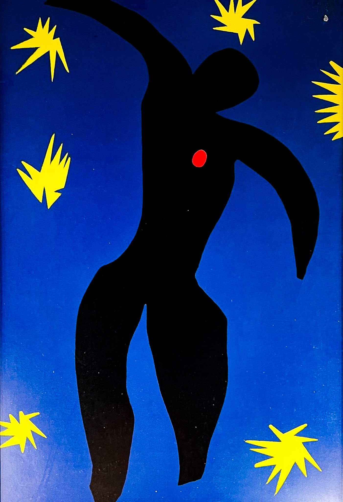 After Henri Matisse "Icare" Lithograph: After Henri Matisse (1869-1954 French) "Icare" Lithograph 16"x11" Framed. Unsigned. Excellent condition, not examined outside of framing.