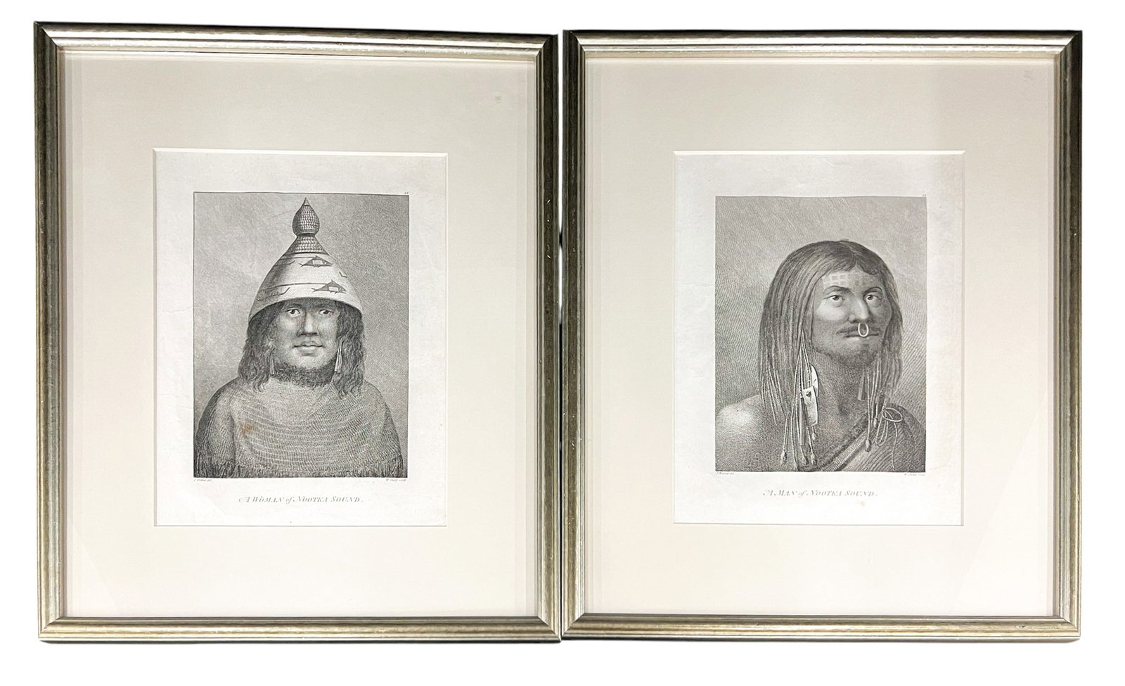 2pc John Webber "Nookta Sound" Engravings (1 of 1)