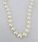 Vintage Akoya Cultured Pearl Necklace 16.5''. Contains