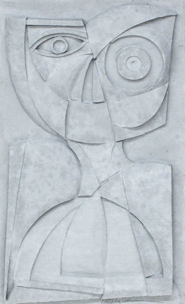 Anthony Quinn (1915-2001 American) ''Child in the: Anthony Quinn (1915-2001 American) ''Child in the Meadow'' Vellum Cast Sculpture 29''x17''. Abstract relief sculpture that is pencil signed and numbered 60 of 95 edition. Gallery framed with a total s