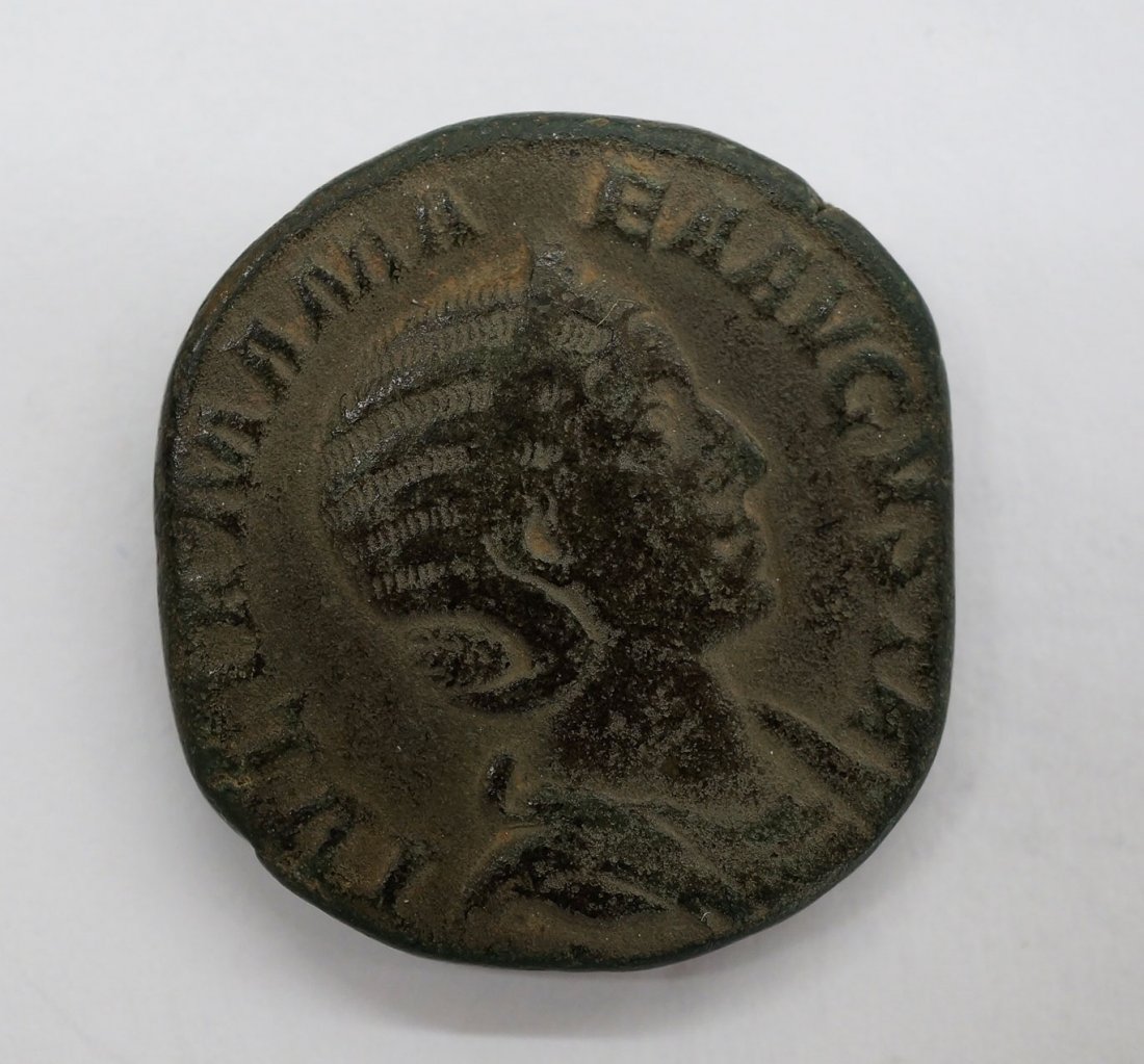 Roman Silver Coin, Julia Mamaea Sesterius, RIC 676,: Roman Silver Coin, Julia Mamaea Sesterius, RIC 676, 28mm