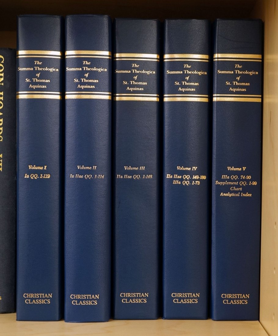 5 volume set Summa Theologica of St Thomas Aqunas: 5 volume set Summa Theologica of St Thomas Aqunas