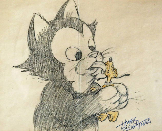Homer Brightman (1901-1988 American) Figaro the Cat - Mar 12, 2015 | MBA Seattle Auction in WA Homer Brightman (1901-1988 American) Figaro the Cat - Mar 12, 2015 | MBA Seattle Auction in WA
