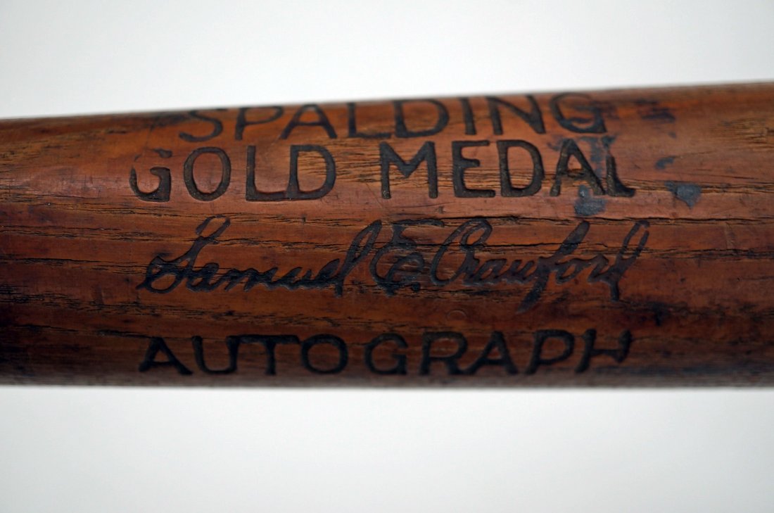 Antique Sam Crawford Spalding Gold Medal Baseball Bat