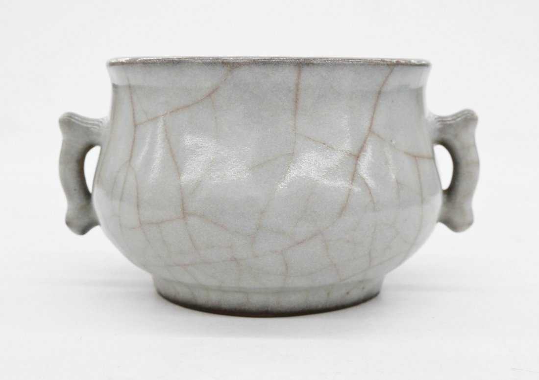 Chinese Song Ge-Type Handled Censor 2.25''x4.25''. (1 of 8)