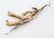 Ladies 18k Diamond Scarecrow Brooch 2.75''x1''. - 2