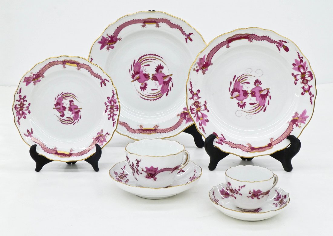 Set of Meissen Opulent Court Dragon Porcelain (1 of 3)