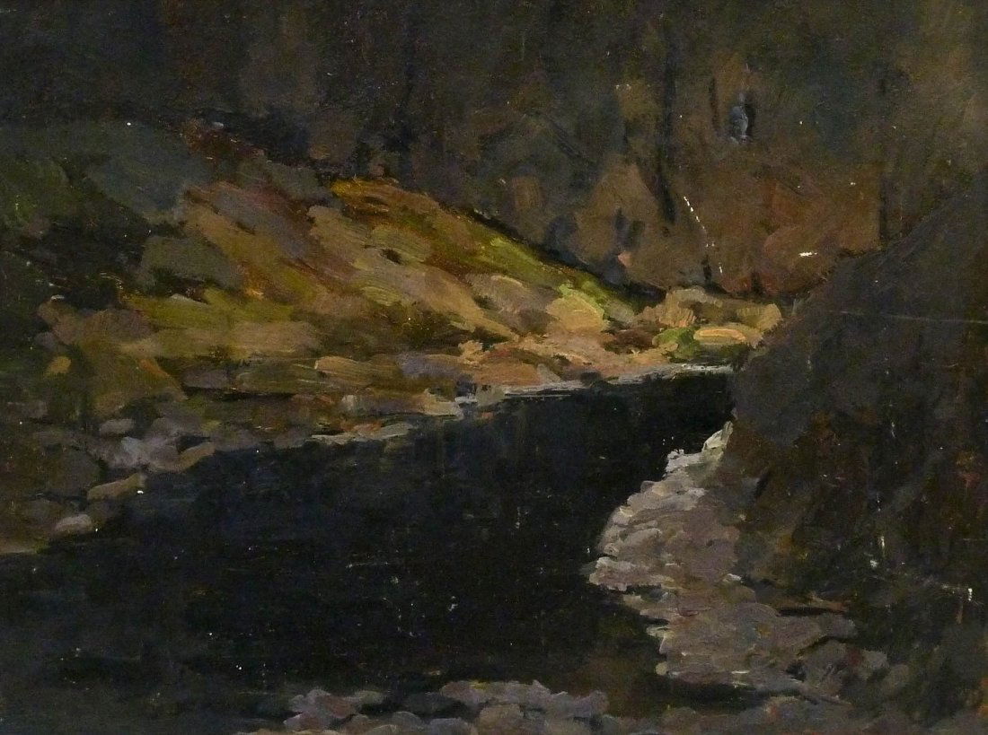 Rockwell Carey (1882-1954 Oregon) Untitled River Scene (1 of 3)