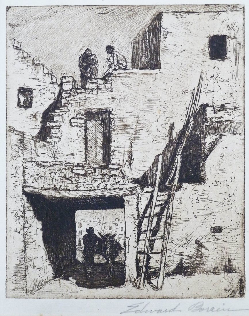 Edward Borein (1872-1945 California) ''The Tunnel, (1 of 1)