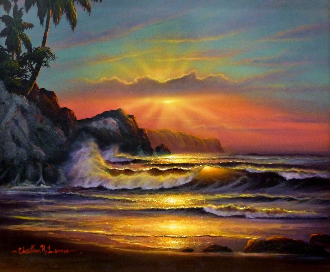 Christian Lassen (b.1949 Hawaii) Untitled Sunlit (1 of 2)