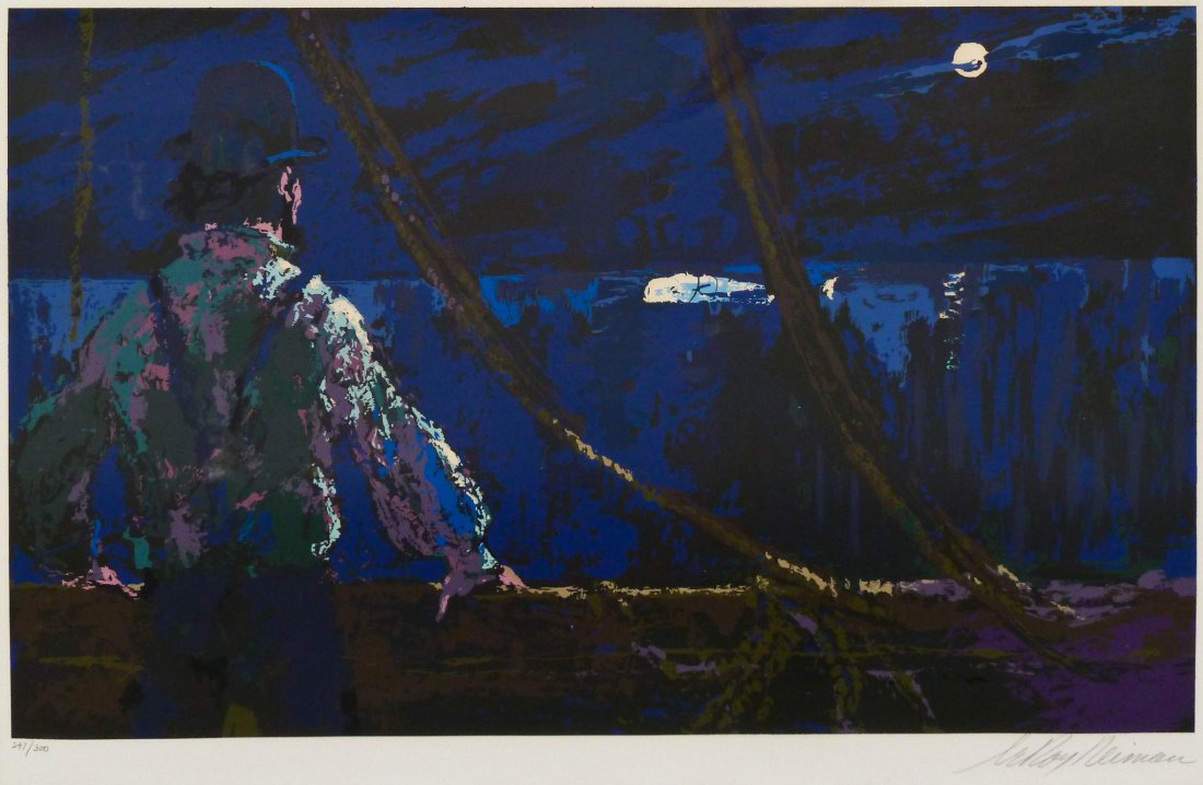 LeRoy Neiman (1921-2012 New York) ''Ahab at the Night (1 of 2)